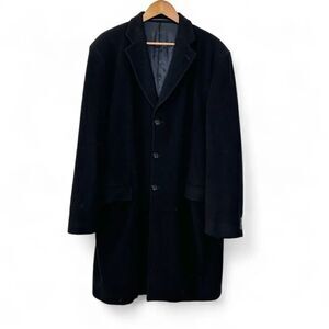 Cacharel Wool Cashmere Winter Coat Black Size 58